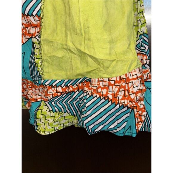 High Quality African Super Wax Nouvo Waxhaus Midi Dress Short Sleeve Embroidered - Picture 3 of 12